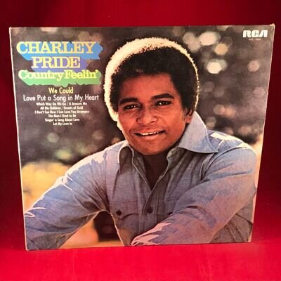 CHARLEY PRIDE Country Feelin' 1974 UK RCA Victor label vinyl LP