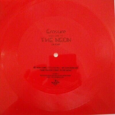 Erasure PROMO 7" VINYL FLEXI DISC Welcome To The Neon