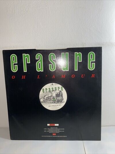 erasure oh l'amour 12” Vinyl Single