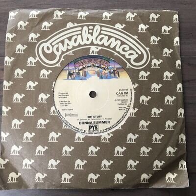 Donna Summer Hot Stuff 7” Vinyl CAN 151 VG PLAY TESTED