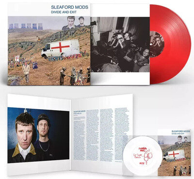 SLEAFORD MODS LP Divide And Exit RED VINYL + Flexi Disc 10th Anniversary IN STOC