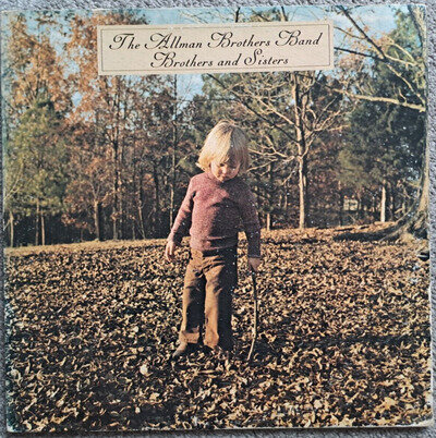 * THE ALLMAN BROTHERS BAND - BROTHERS AND SISTERS - 12" VINLY LP ALBUM VG+