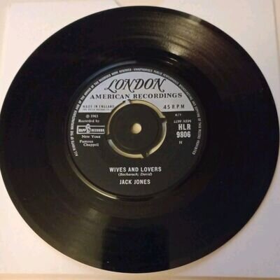 JACK JONES Toys In The Attic / Wives And Lovers 7” London American Recordings