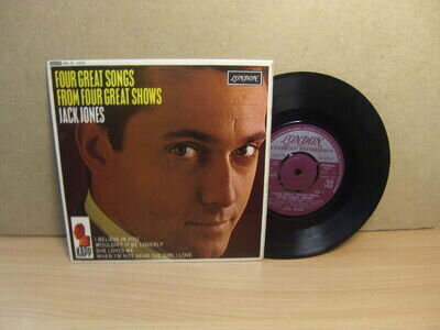 Jack Jones – Four Great Songs from Four Great Shows 1963 EP London RER 1433