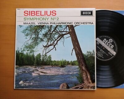 SXL 6125 WB Sibelius Symphony 2 Maazel Vienna Philharmonic NM Decca ED3 Wideband