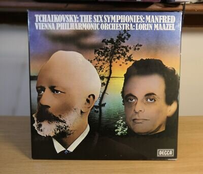 D8D 6 Tchaikovsky The Six Symphonies & Manfred Lorin Maazel NEAR MINT 6LP Decca