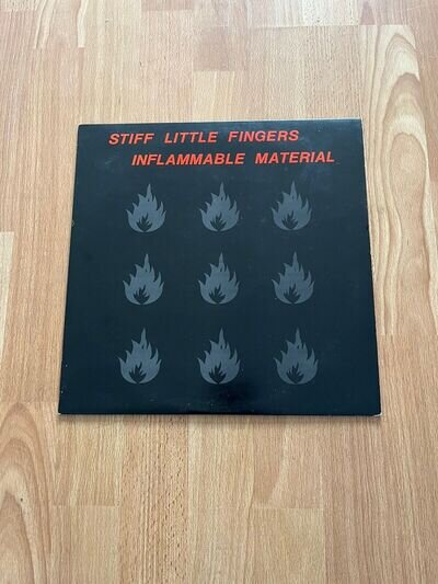 Stiff Little Fingers Inflammable Material ROUGH 1 UK Press Inner