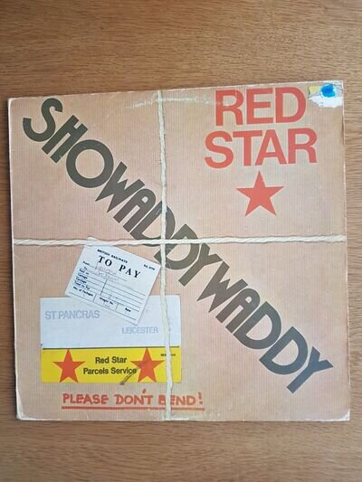 SHOWADDYWADDY RED STAR VINYL LP 1977 EXCELLENT CONDITION