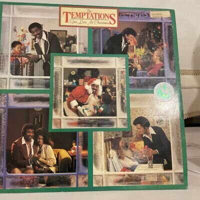 The Temptations - Give Love At Christmas - Music Vinyl Record