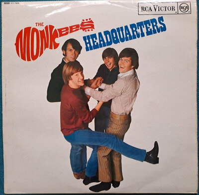 THE MONKEES - HEADQUARTERS - 12" VINYL LP ALBUM RECORD RCA VICTOR RD 7886 EX