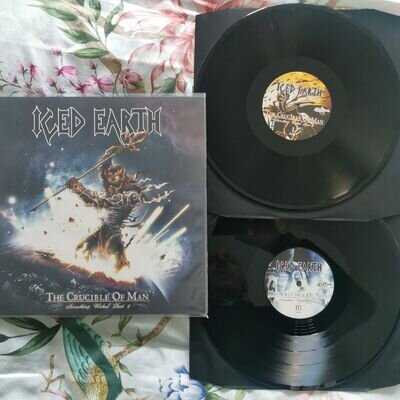 ICED EARTH THE CRUCIBLE OF MAN SOMETHING WICKED PART 2 12"DOUBLE BLACK VINYL NEW