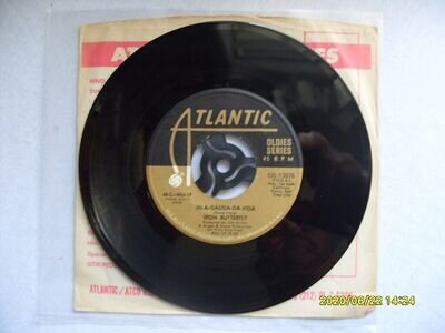 IRON BUTTERFLY IN-A-GADDA-DA-VIDA edit ATLANTIC RECORDS US 7" VINYL SINGLE