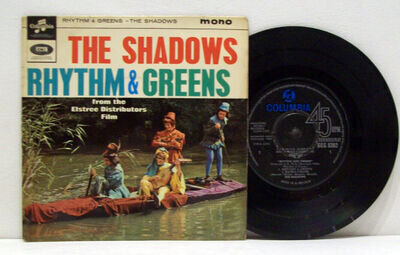 THE SHADOWS - rhythm & greens EP 7" picture sleeve 60s POP/R&B columbia UK ORIG