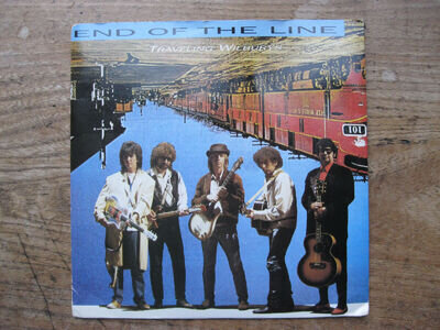 EX TRAVELING WILBURYS - End of the line / Congratulations - 7" single