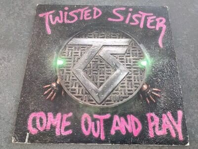 TWISTED SISTER - COME OUT AND PLAY 1985 VINYL ATLANTIC -781 275 1