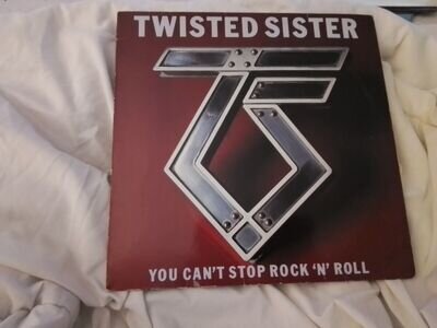 Twisted Sister-You Can't Stop Rock N Roll- 12" LP & Inner -7800741 Imp 1983 VG++