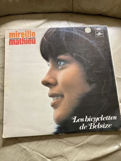 Mireille Mathieu "Les Bicyclettes de Belsize" UK Vinyl LP 1968 Columbia .