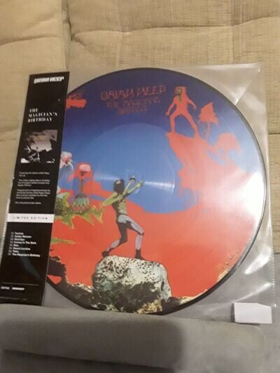 URIAH HEEP 12INCH VINYL PICTURE DISC, THE MAGICIANS BIRTHDAY, LIMITED EDITION.