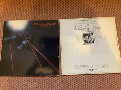 Record LP Vinyl Jon & Vangelis Friends of Mr Cairo/Short Stories