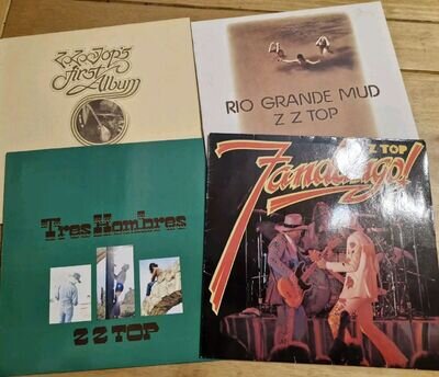 Zz Top Four Vinyl Albums