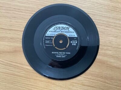 THE 45 - DUANE EDDY - ‘ BECAUSE THEY’RE YOUNG ‘ - EX++