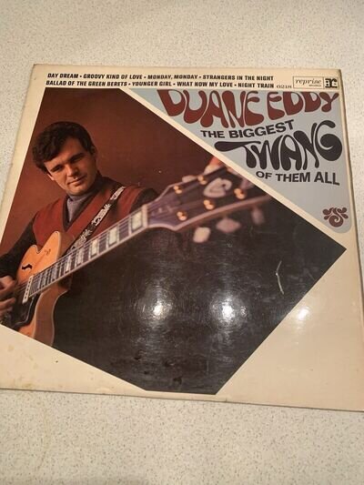 DUANE EDDY - THE BIGGEST TWANG OF THEM ALL 1966 VINYL LP. RSLP 6218.