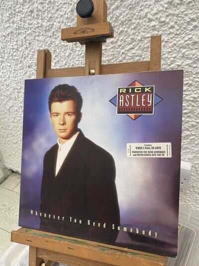 Rick Astley - Whenever You Need Somebody - Vinyl LP + Inner RCA PL 71529 EX/VG+