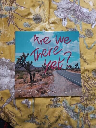 LIMITED EDITION RICK ASTLEY ARE WE THERE YET? TURQUOISE & RED SPLATTER VINYL 750