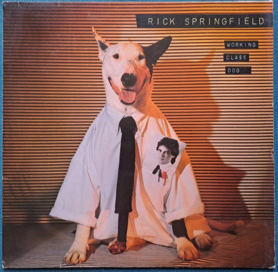 RICK SPRINGFIELD - WORKING CLASS DOG - 12" VINYL LP ALBUM RECORD & INNER EX+