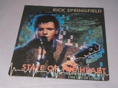 Rick Springfield: State of the heart orig UK EX 7"