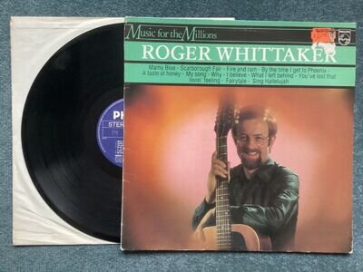 ROGER WHITTAKER,LP Record, Music For the Millions, Philips, Made in Holland 1971