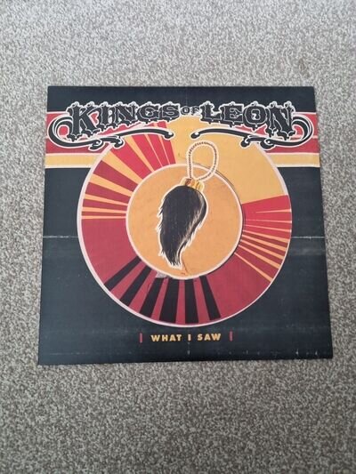 Kings Of Leon - What I Saw Blue 10 Inch Vinyl Single Red Morning Light