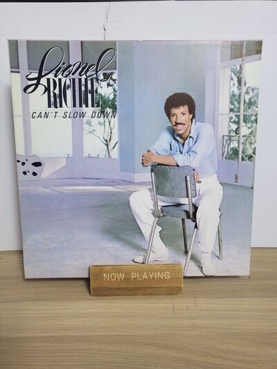 LIONEL RICHIE-CANT SLOW DOWN, VINYL LP, 1983 ITALY, VG+/VG+