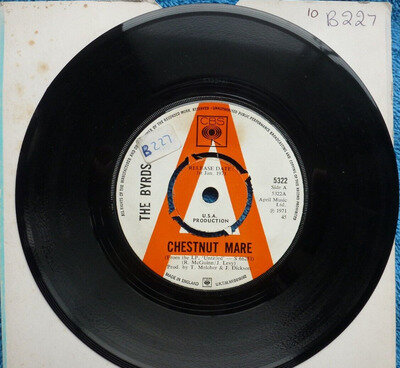 THE BYRDS-CHESTNUT MARE 1971 CBS PROMO 7"