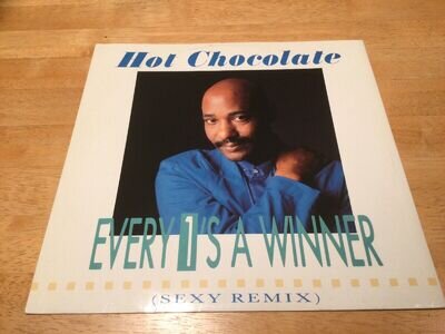 HOT CHOCOLATE - EVERY 1'S A WINNER VINYL (REMIX) 12" 12EMI5607 - 1987 EX/ EX