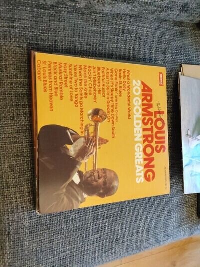 Louis Armstrong - The Very Best Of Louis Armstrong 20 Golden Greats (LP, Comp)