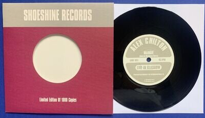 ALEX CHILTON Margie/Hide & Seek ~ UK 1996 Sunshine Records 7". Live in Glasgow.