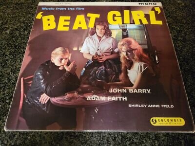 BEAT/ROCK'N ROLL-BEAT GIRL (ADAM FAITH, JOHN BARRY)SOUNDTRACK-UK COLUMBIA LP