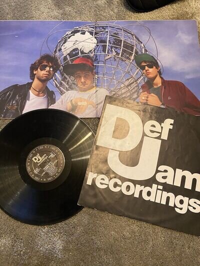 BEASTIE BOYS "LICENSED TO ILL" VINYL ORIGINAL GATEFOLD DEBUT LP 1986