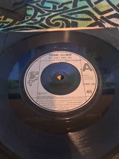 YVONNE ELLIMAN IF I CAN'T HAVE YOU (98) 2 Track 7" Single Company Sleeve R S O