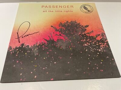 PASSENGER *SIGNED* ALL THE LITTLE LIGHTS ANNIVERSARY LP YELLOW VINYL NEW.