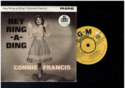 CONNIE FRANCIS HEY RING-A-DING EP 1962