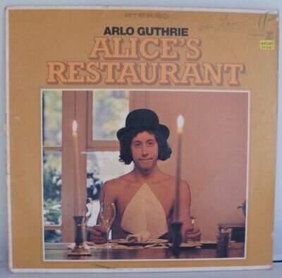 Arlo Guthrie Alice's Restaurant 12" Vinyl LP Reprise Records REP 44 045 G/VG