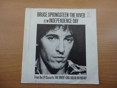 Bruce Springsteen 1981 7" Single The River b/w Independence Day