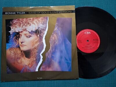 12" VINYL SINGLE RECORD - Bonnie Tyler - Band Of Gold (Long Version) - VG