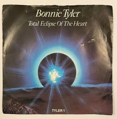 BONNIE TYLER - Total Eclipse Of The Heart 7” Single Vinyl Record CBS 1982 Vg+