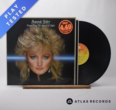 Bonnie Tyler Faster Than The Speed Of Night LP Album Vinyl Record - EX/VG+