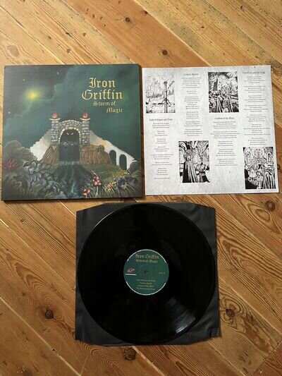 Iron Griffin 'Storm of Magic' LP Cathedral Candlemass Pagan Altar Gatecreeper