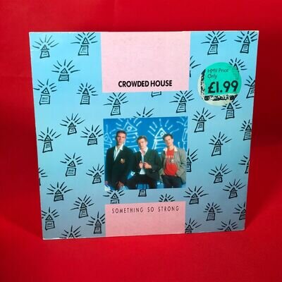 CROWDED HOUSE Something So Strong 1987 UK 4-track 12" vinyl single Neil Finn