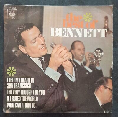 TONY BENNETT - The Best of Bennett - Vinyl 45rpm EP - VG/EX